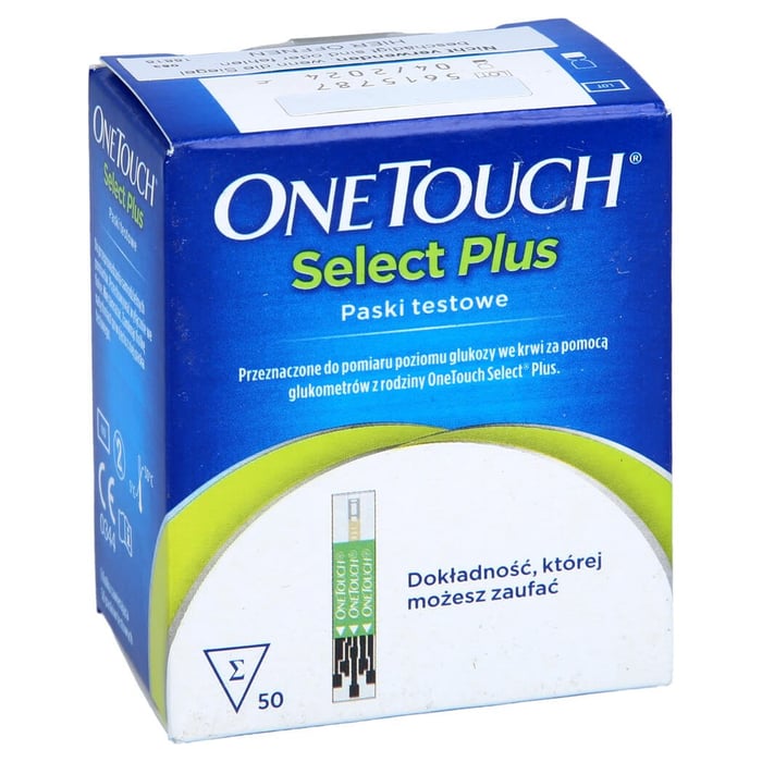 One Touch Select Plus Blutzucker Teststreifen