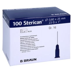 Sterican Ll 0.60x25mm Blau