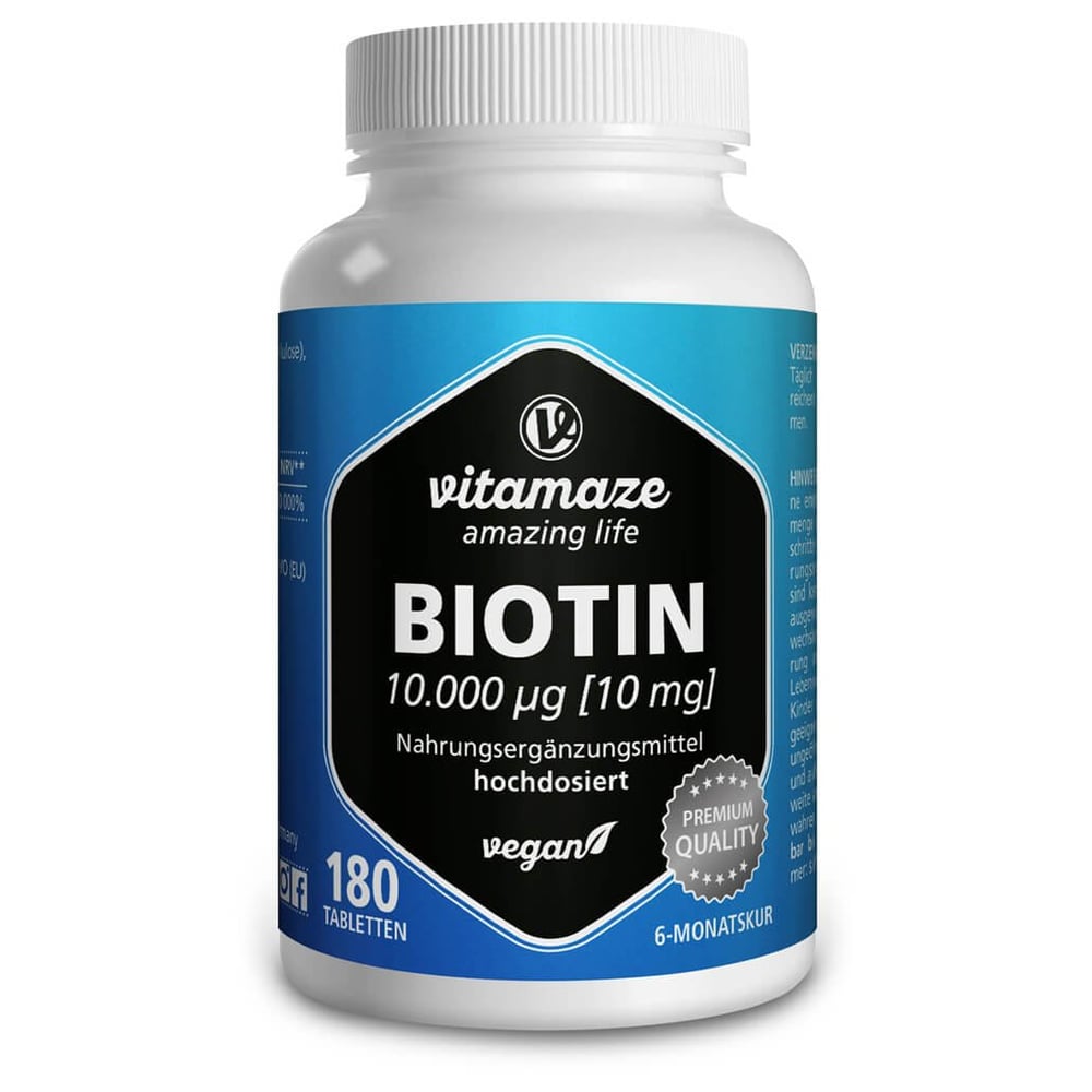 Biotin 10mg hochdosiert vegan