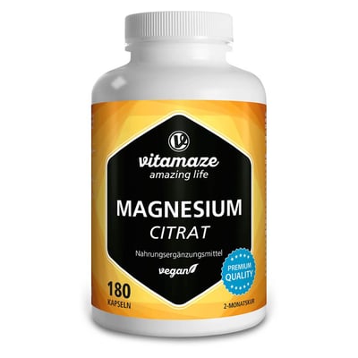 Magnesiumcitrat 360 mg vegan Produktbild 1
