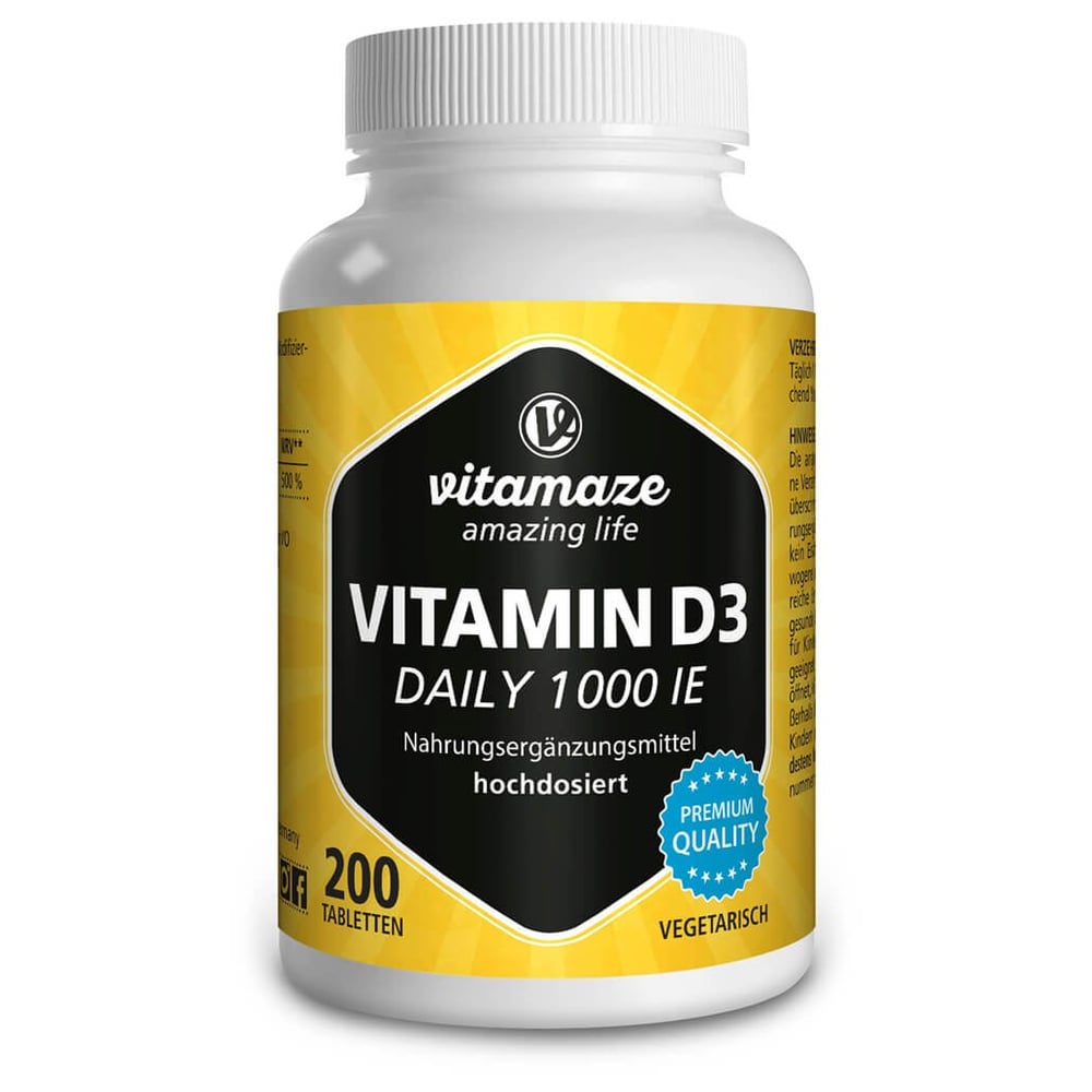 Vitamin D3 1000 I.E. Daily vegetarisch