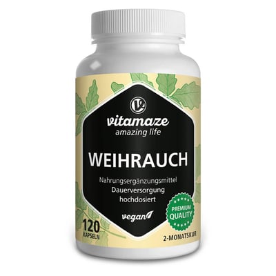 Weihrauch 900 mg hochdosiert vegan Produktbild 1