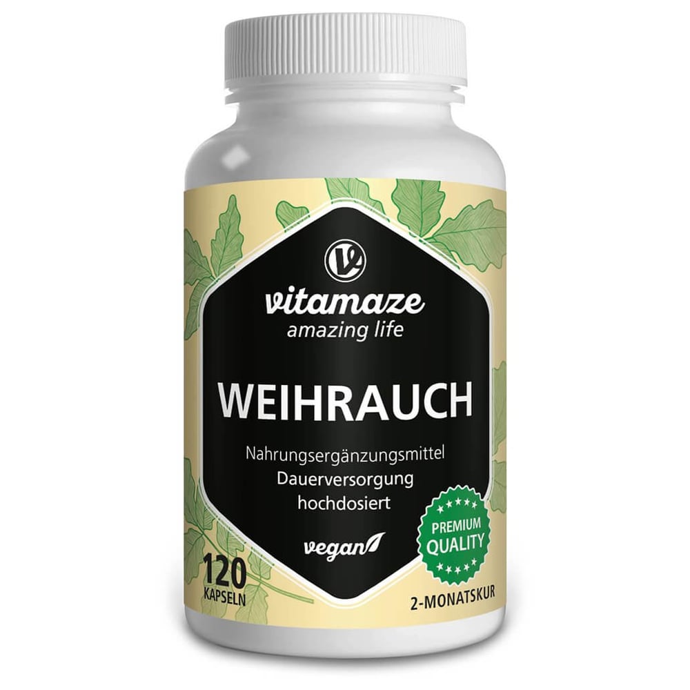 Weihrauch 900mg hochdosiert vegan