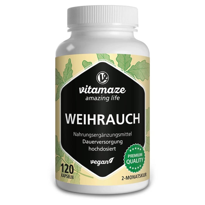 Weihrauch 900mg hochdosiert vegan