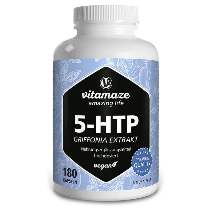 5-HTP 200 mg Griffonia Extrakt hochdos.vegan Kaps.