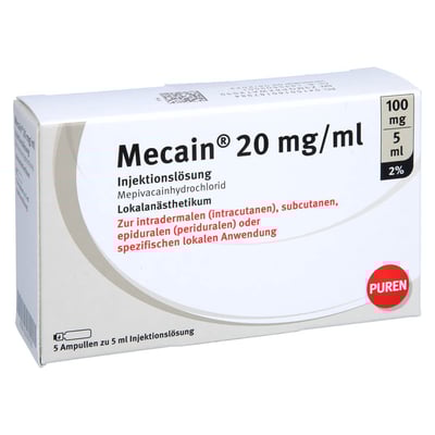 Mecain 2% 20mg/ml Ilo