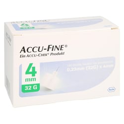 Accu Fine sterile Nadeln f. Insulinpens 4 mm 32 G