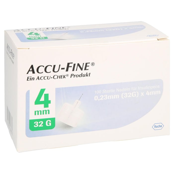 Accu Fine sterile Nadeln f.Insulinpens 4 mm 32 G