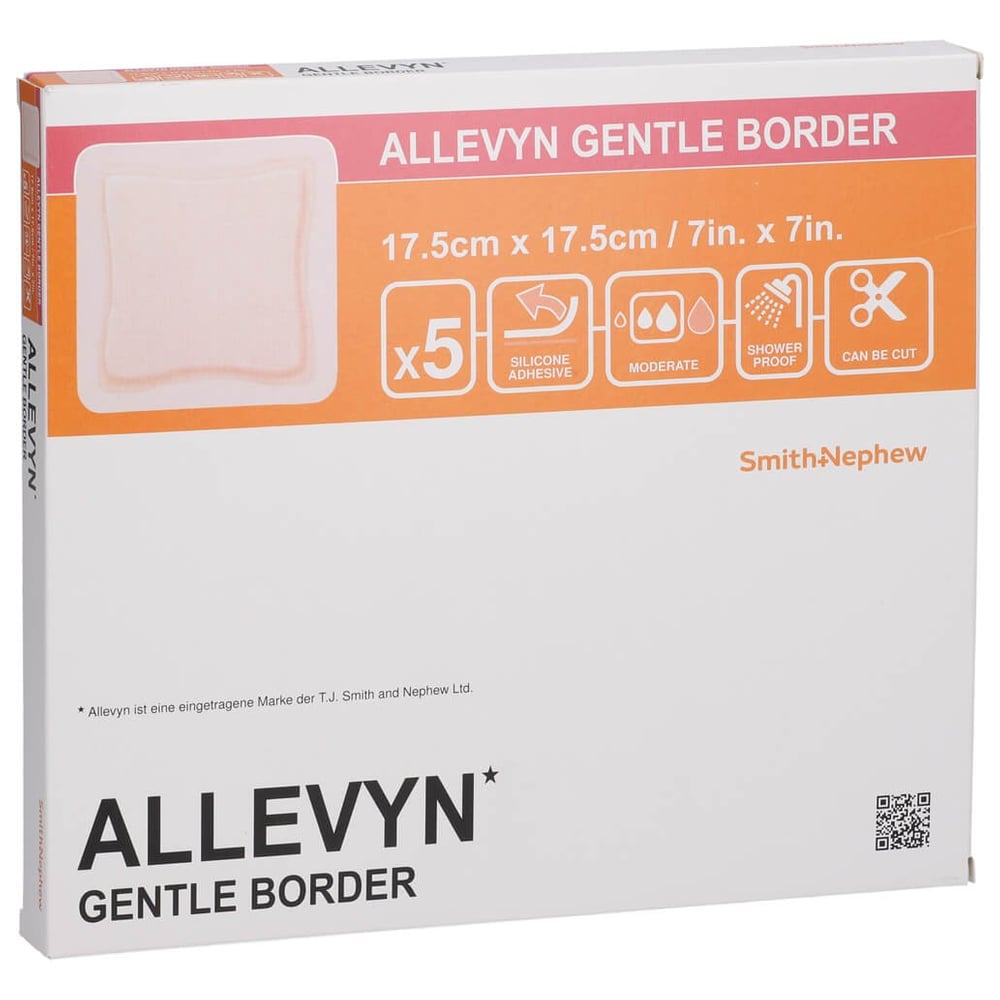 Allevyn Gentle Border 17.5x17.5 cm Schaumverb.