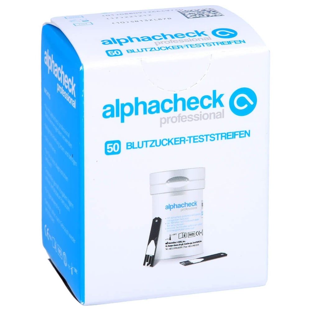 Alphacheck professional Blutzuckerteststreifen