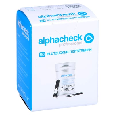Alphacheck professional Blutzuckerteststreifen