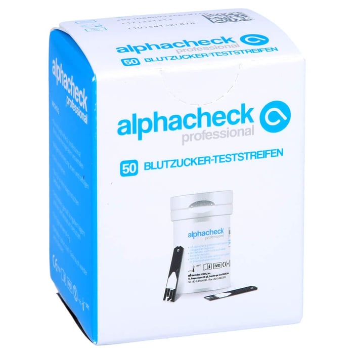 Alphacheck professional Blutzuckerteststreifen