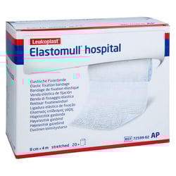 Elastomull hospital 8 cmx4 m elast.Fixierb.weiß