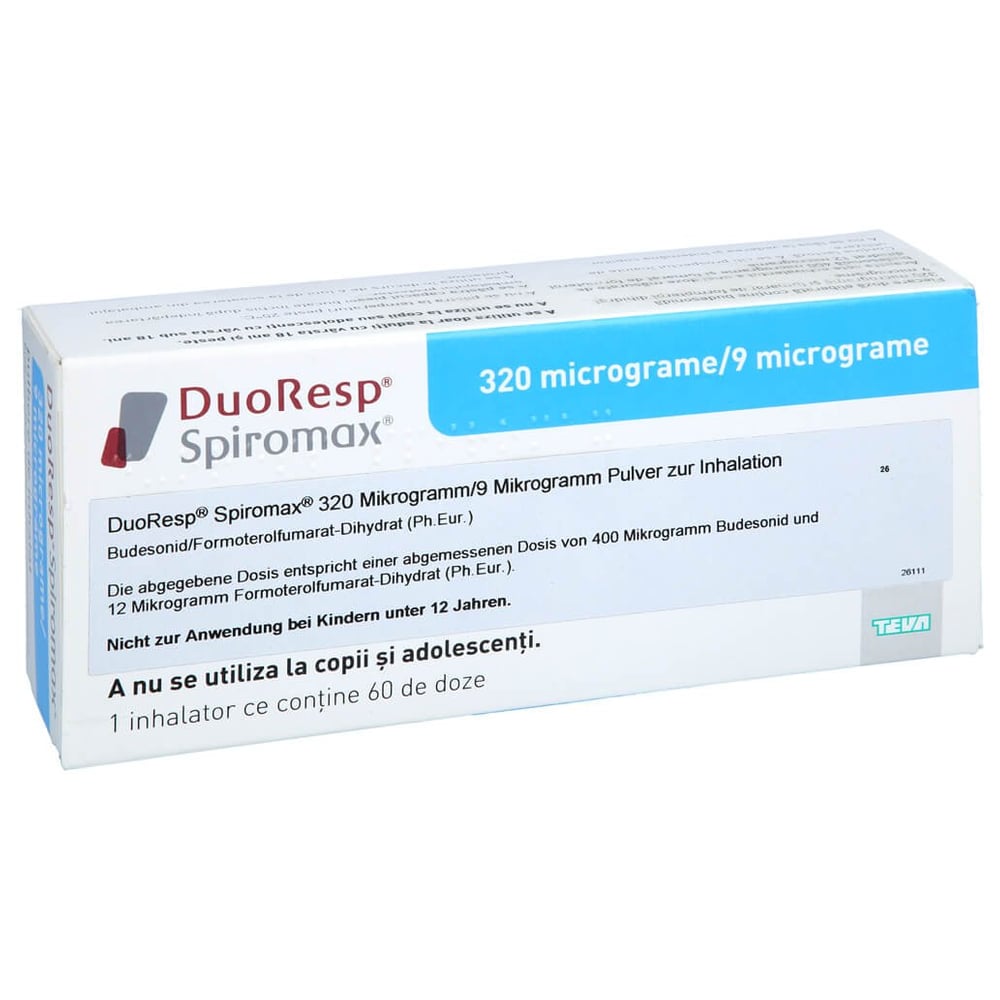 DuoResp Spiromax 320 Mikrogramm/9 Mikrogramm/Dosis