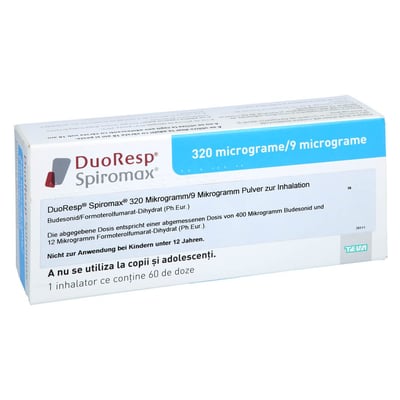 DuoResp Spiromax 320 Mikrogramm/9 Mikrogramm/Dosis
