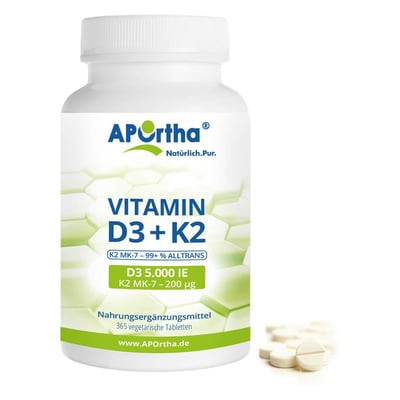 Vitamin D3 5000IE + K2 200ug