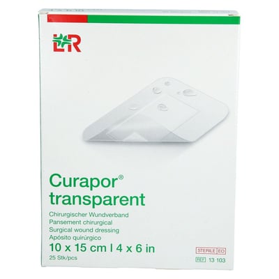 CURAPOR Wundverband steril transparent 10x15 cm