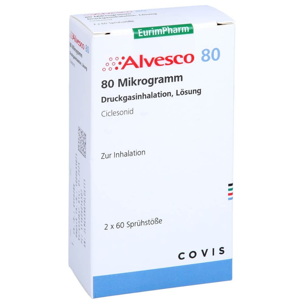 Alvesco 80 Mikrogramm Druckgasinhalation