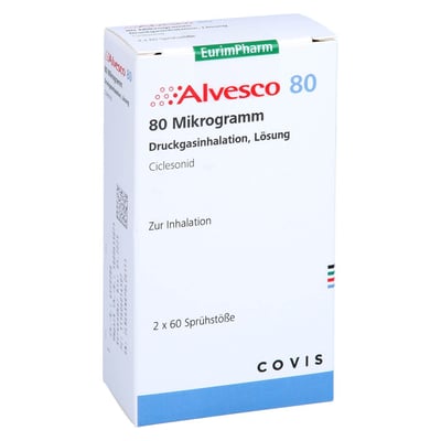 Alvesco 80 Mikrogramm Druckgasinhalation