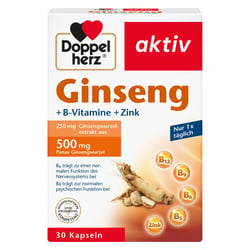 Doppelherz Ginseng 250 + B-Vitamine + Zink