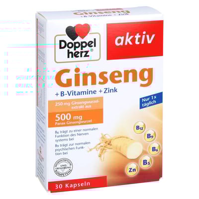Doppelherz Ginseng 250 + B-Vitamine + Zink