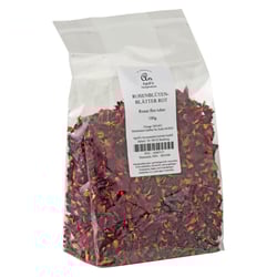 Rosenblütenblätter rot