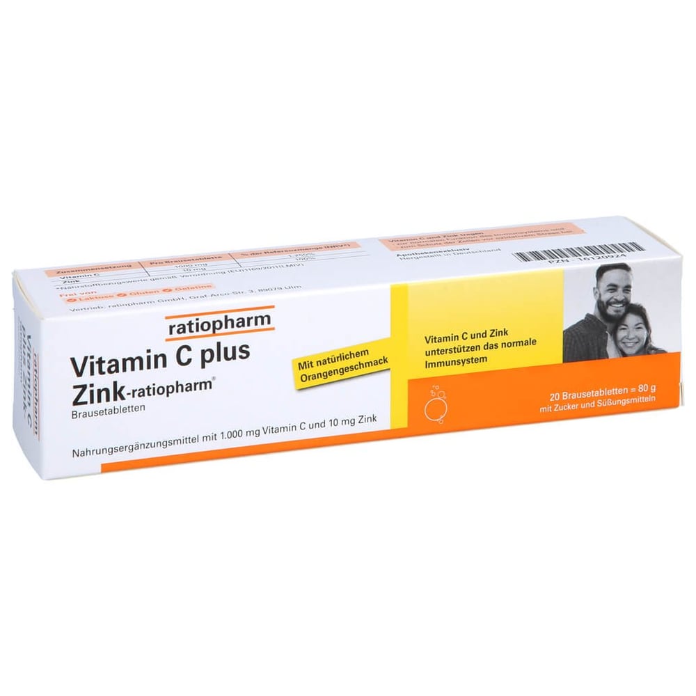 Vitamin C plus Zink-ratiopharm Brausetabletten