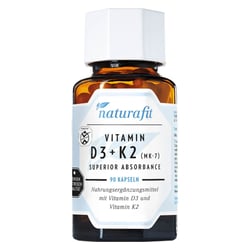 Naturafit Vitamin D3+k2 Mk-7 superior absorb. Kapseln