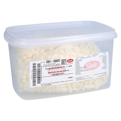 Hartgelatkaps Gr.1 Weiss