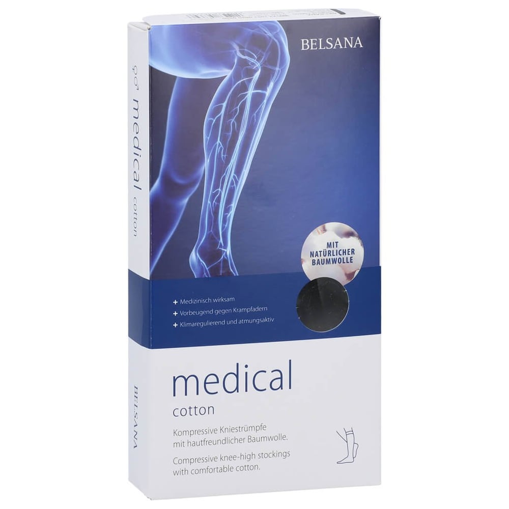 Belsana med cotton Ad Gr.M Gr.36-38 schwarz