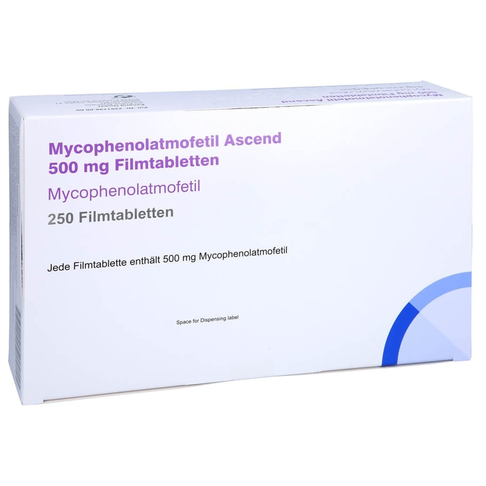 Mycophenolatmofetil Ascend 500 mg