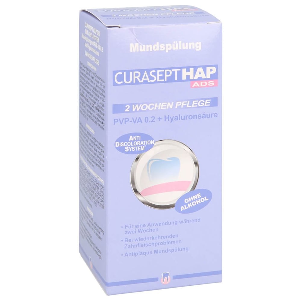 Curasept Hap020 Pvp-va 0,20+Hyaluron Mundspülung