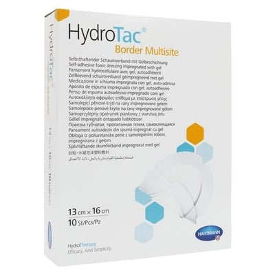 Hydrotac Border Multisite Schaumverband 13x16 cm