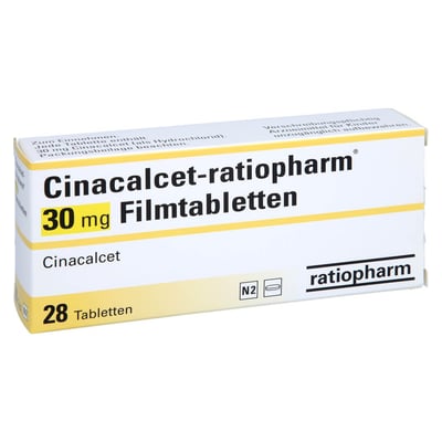 Cinacalcet-ratiopharm 30 mg Filmtabletten Produktbild 1