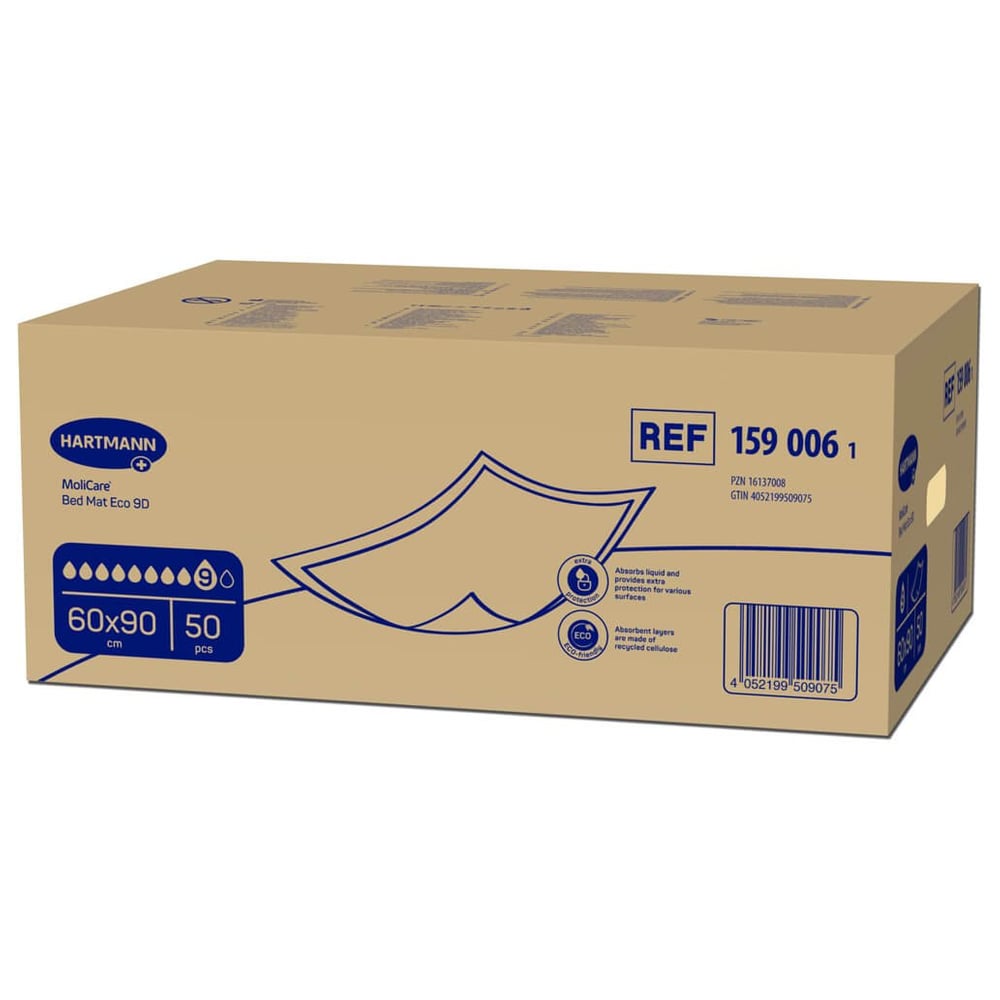 Molicare Bed Mat Eco 9 Tropfen 60x90 cm