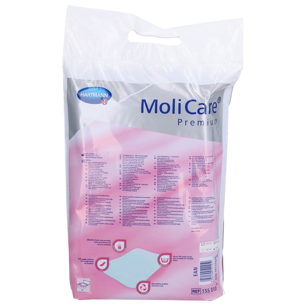 Molicare Premium Bed Mat Textile 7 Tropfen 85x90cm