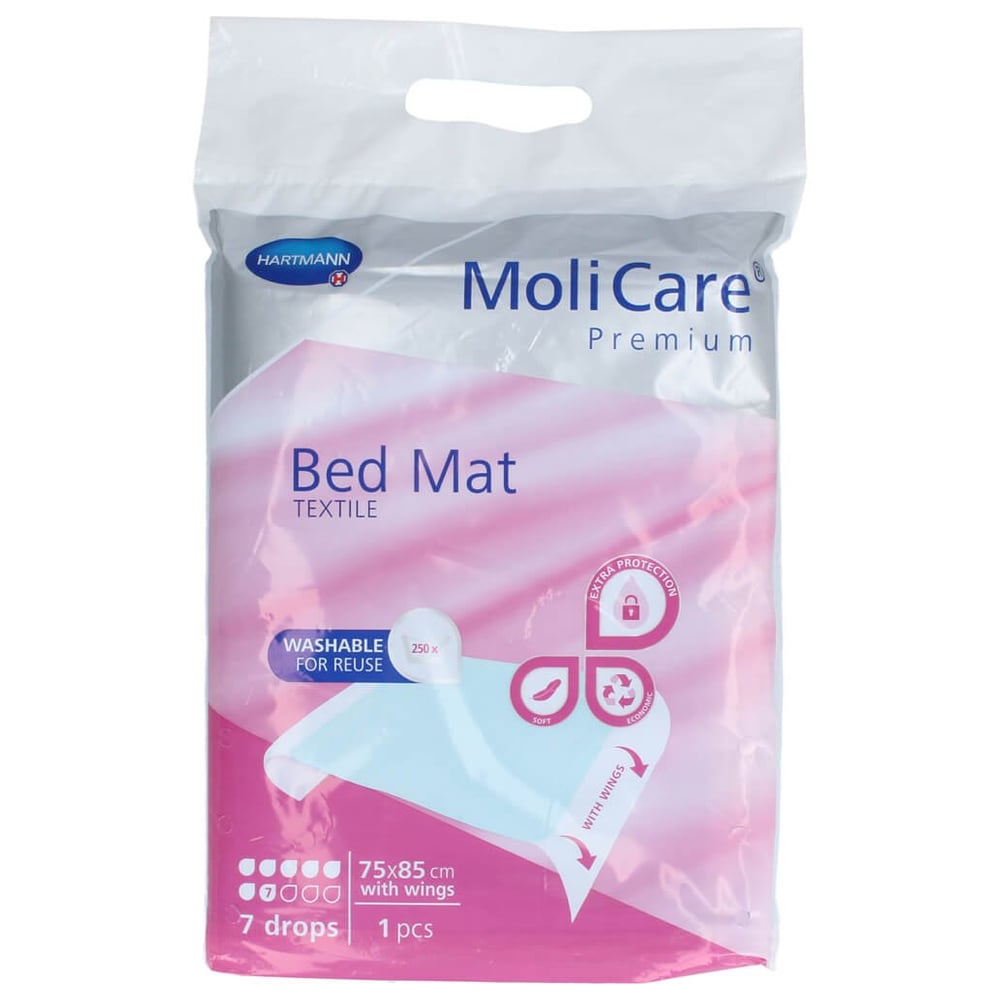 Molicare Premium Bed Mat Text.7 Tro.m.Fl .75x185cm