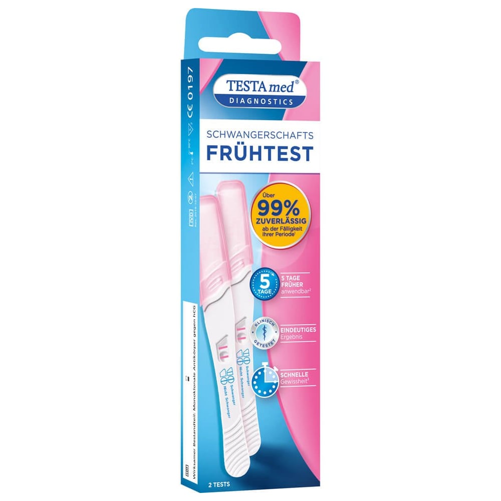 Testamed Schwangerschafts Frühtest Teststreifen