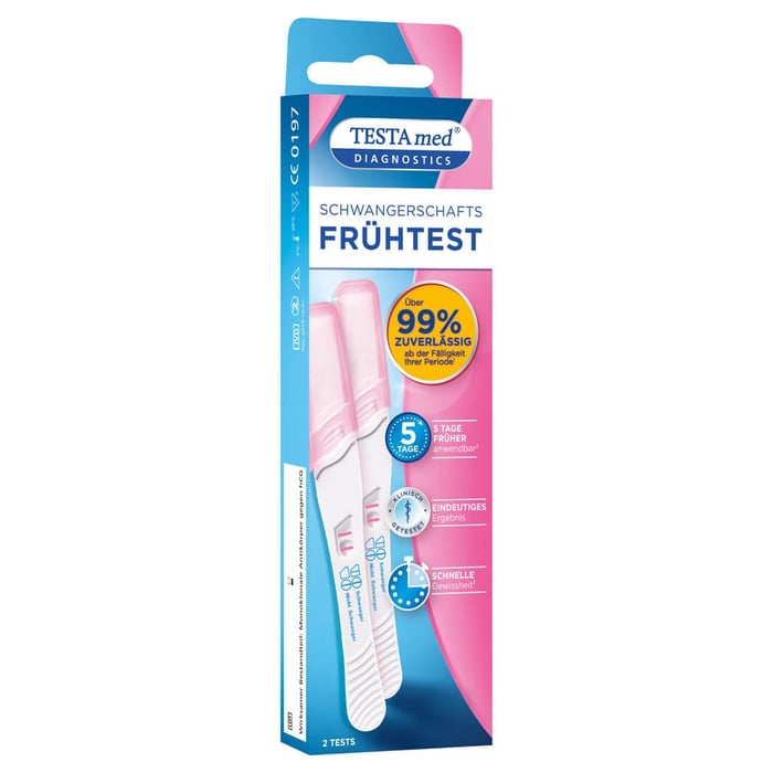 Testamed Schwangerschafts Frühtest Teststreifen