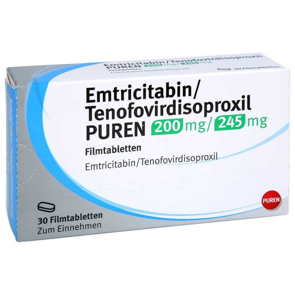 Emtricitabin/Tenofovirdisoproxil PUREN 200 mg/245 mg