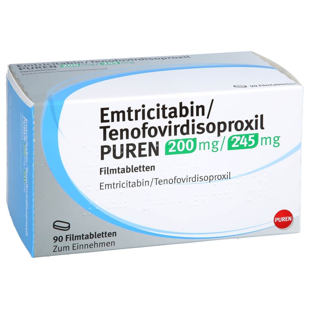 Emtricitabin/Tenofovirdisoproxil PUREN 200 mg/245 mg
