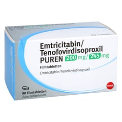 Emtricitabin/Tenofovirdisoproxil PUREN 200 mg/245 mg