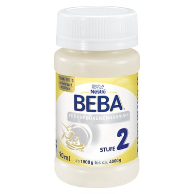 Nestle Beba Frühgeborenen Nahrung Stufe 2 flüss.