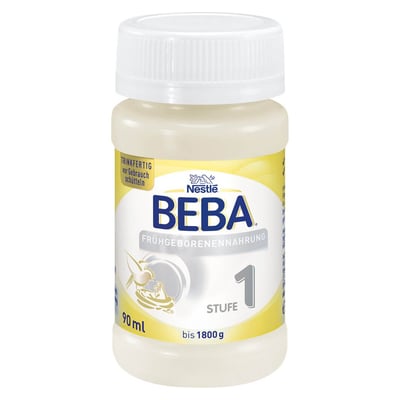 Nestle Beba Frühgeborenen Nahrung Stufe 1 flüssig