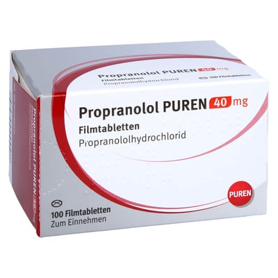Propranolol PUREN 40 mg