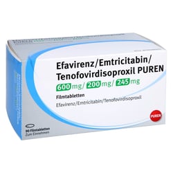 Efavirenz/Emtricitabin/Tenofovirdisoproxil PUREN 600 mg/200 mg/245 mg