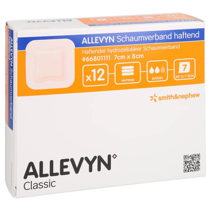 Allevyn Schaumverband 7x8 cm haftend