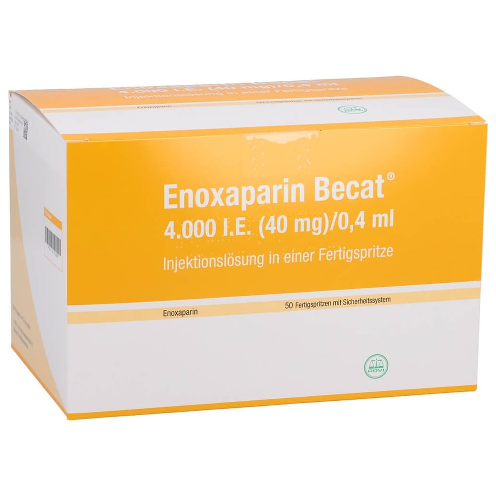 Enoxaparin Becat 4000 I.E. (40 mg)/0,4 ml Injektionslösung