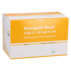 Enoxaparin Becat 4000 I.E. (40 mg)/0,4 ml Injektionslösung