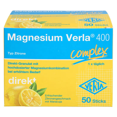 Magnesium Verla 400 Zitrone Direkt-Granulat